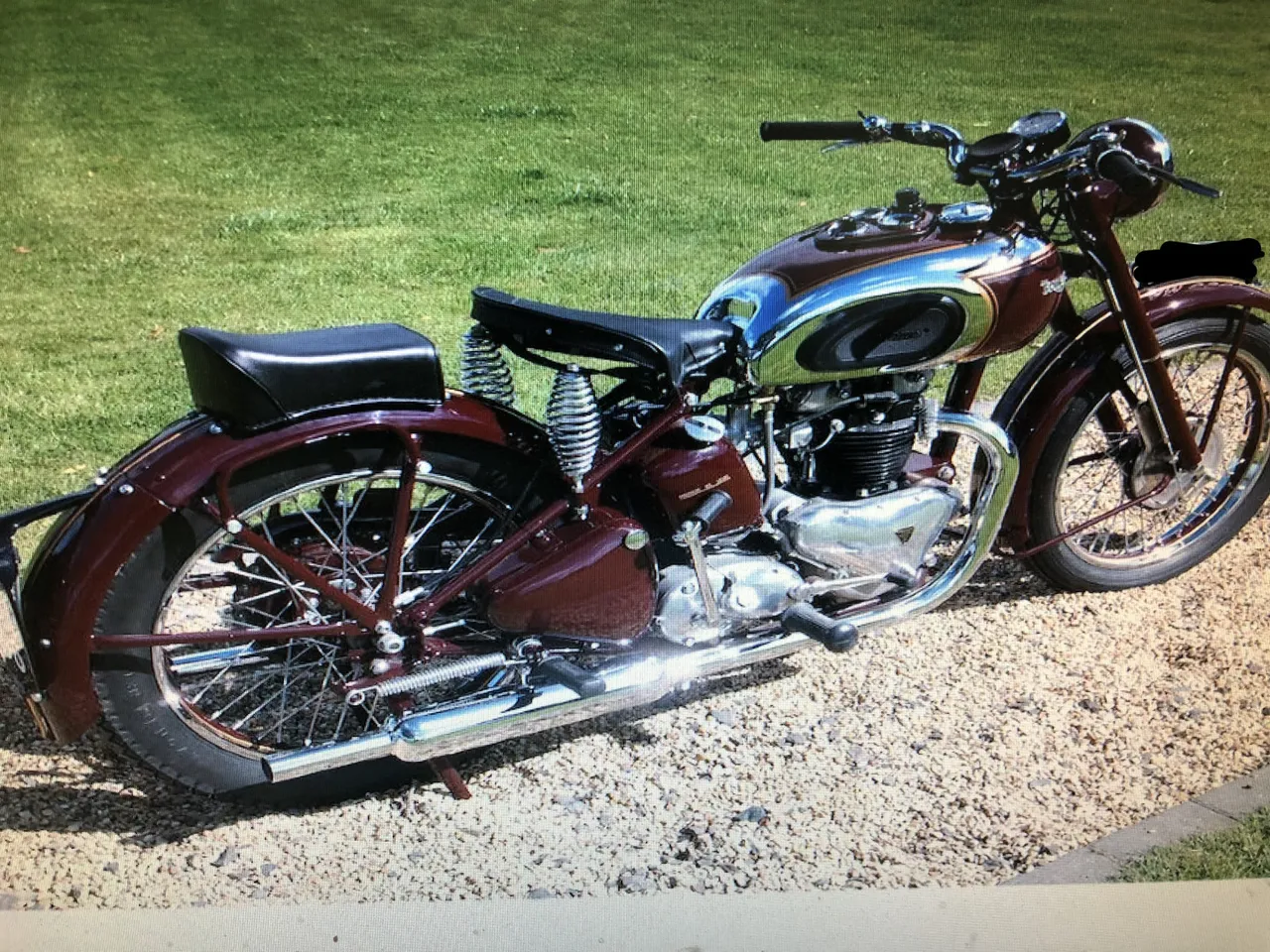 Triumph T5, restauration complète peinture